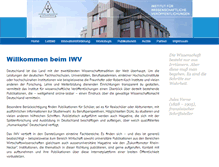 Tablet Screenshot of institut-wv.de